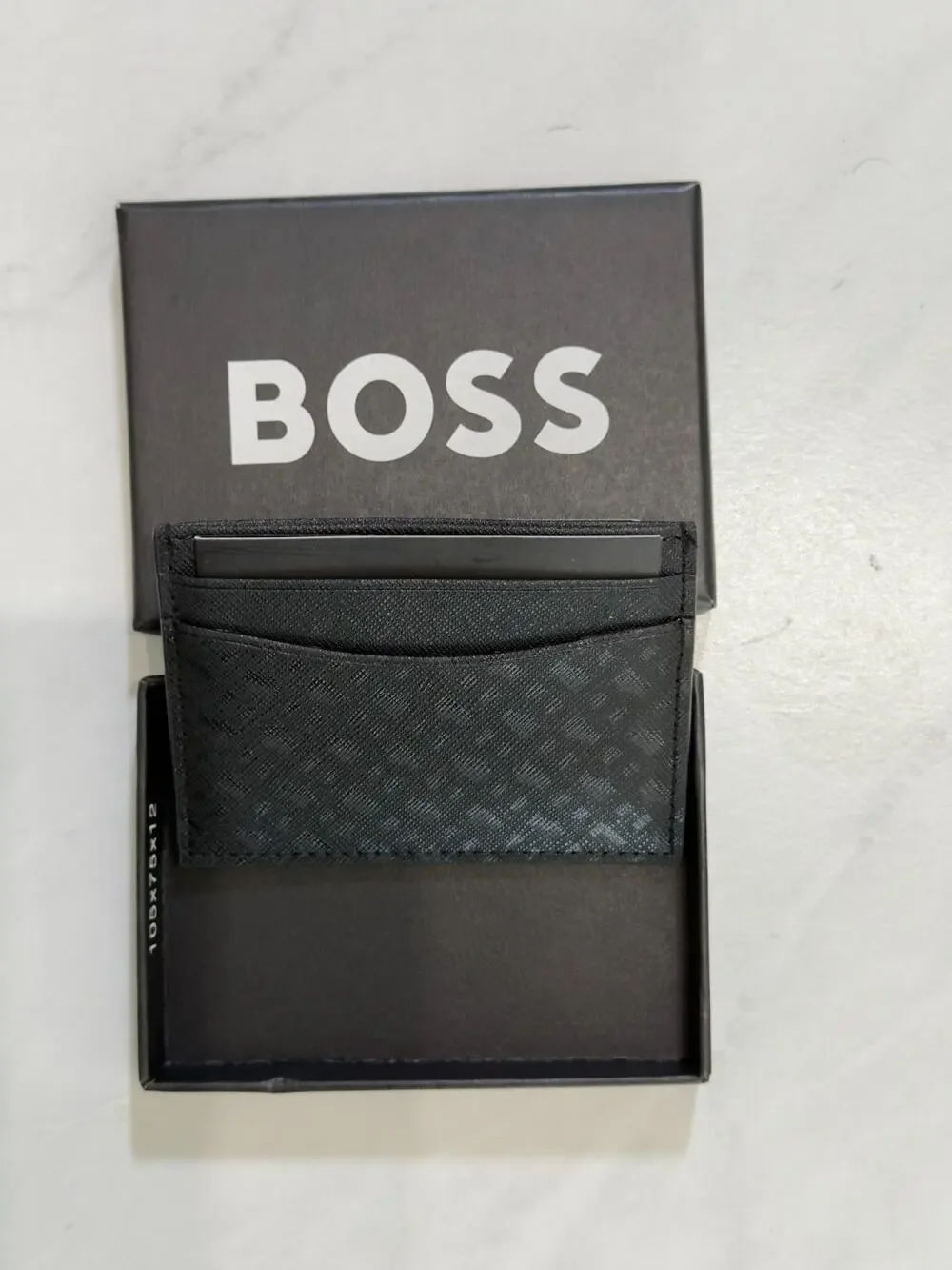 NWT BOSS Monogram Card Holder, $90 MSRP